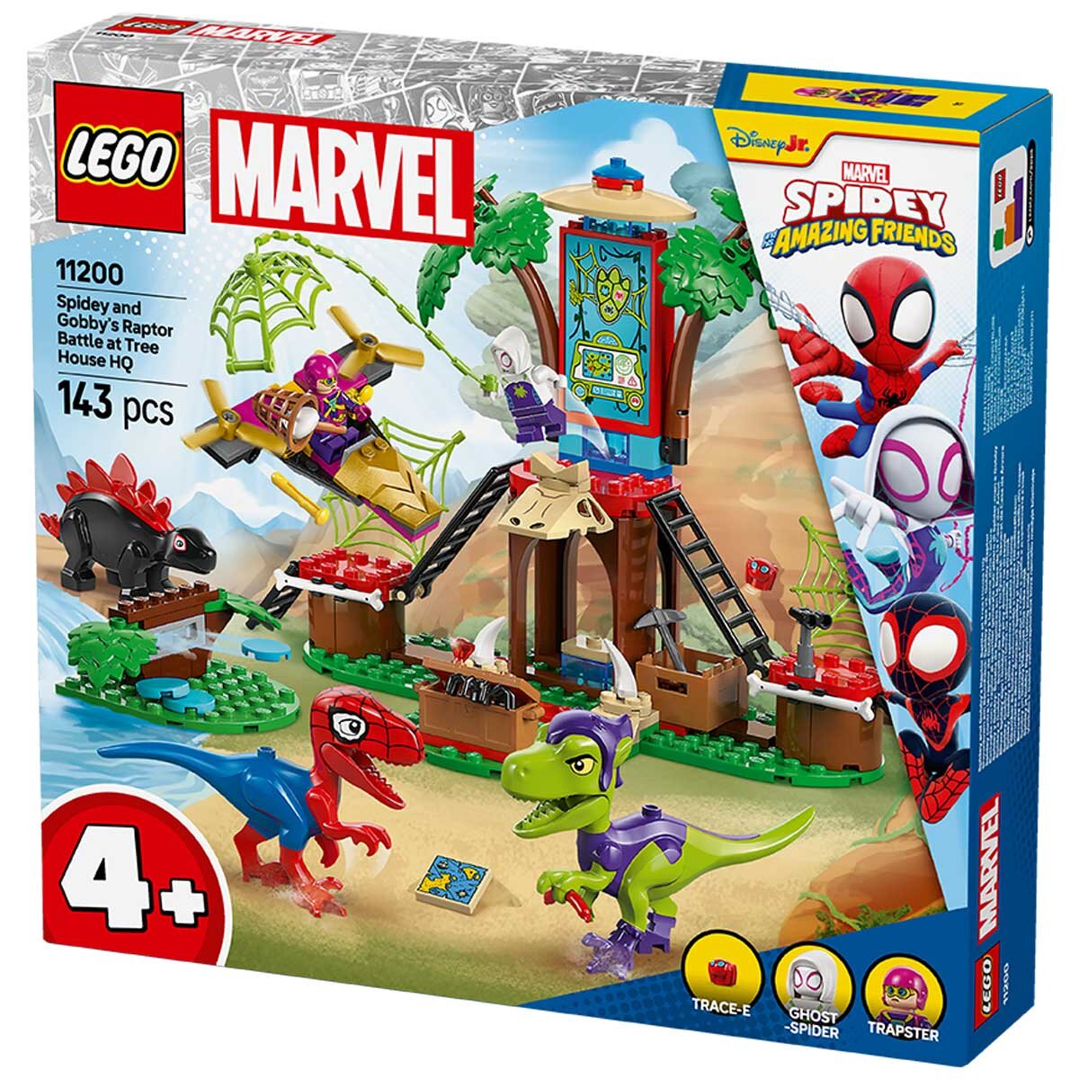 LEGO Marvel Spidey And His Amazing Friends Spidey and Gobby’s Raptor Battle at Tree House HQ 11200