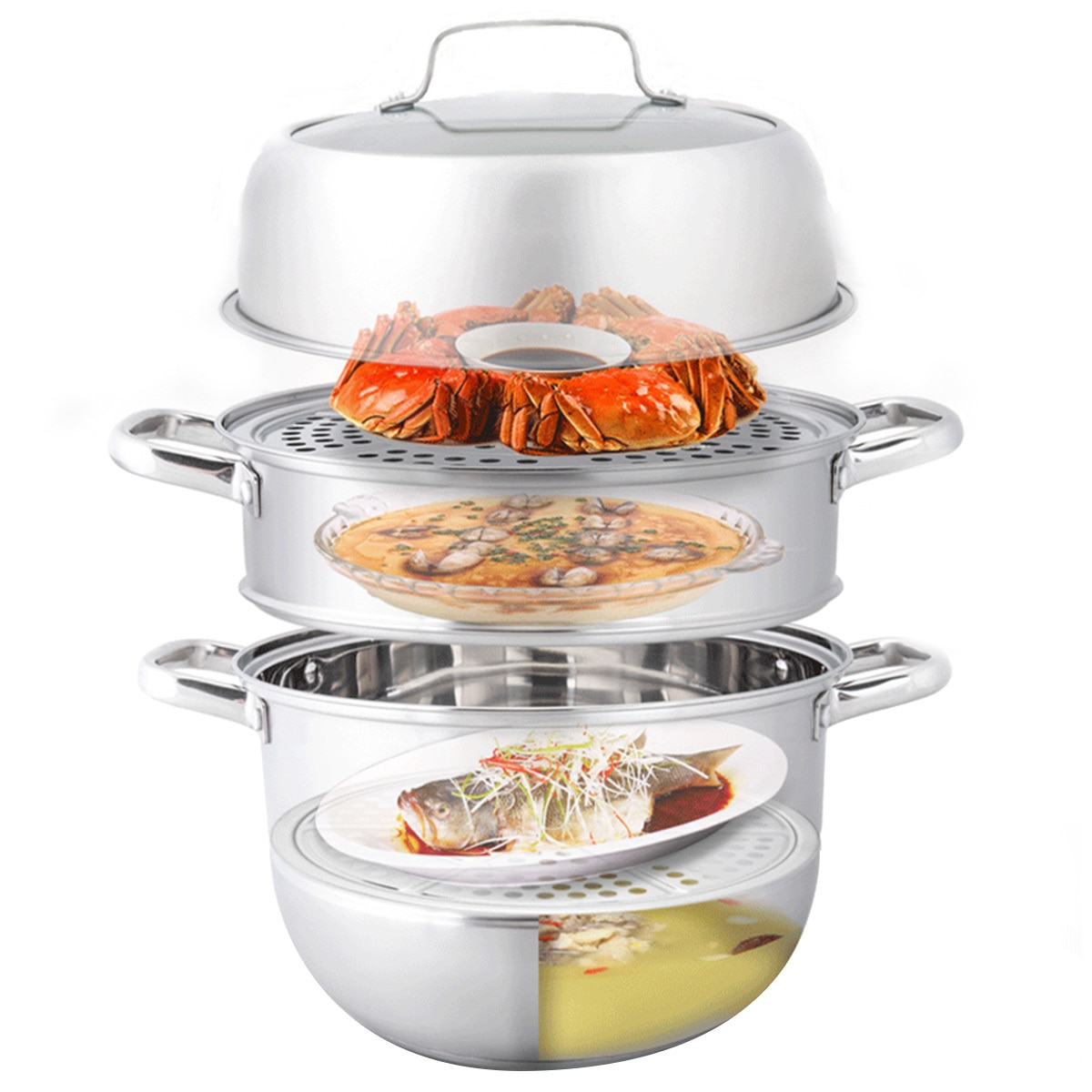 Zhang Xiao Quan 3 Tier Steamer 28cm | Costco Australia