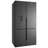 Westinghouse 564L French Quad Door Refrigerator with Water Dispenser Matte Black WQE5660BA