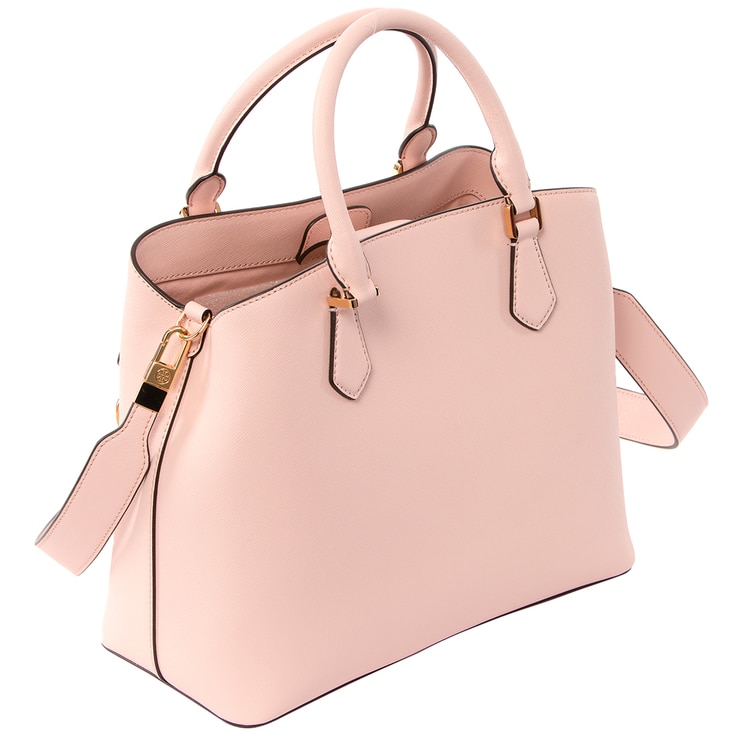 tory burch shell pink tote