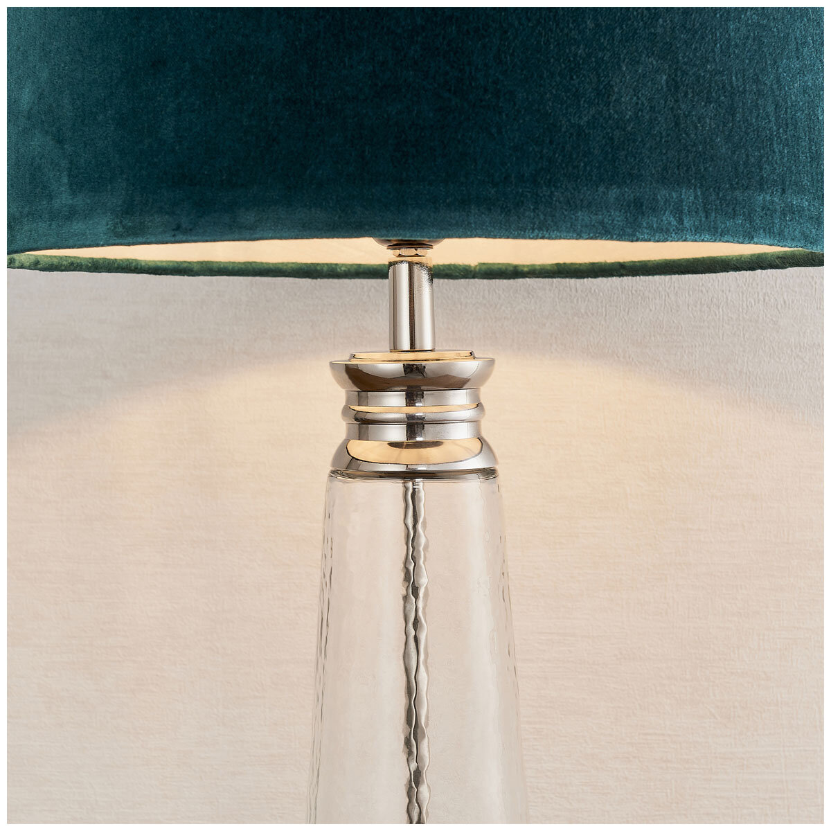 Hudson Living Winslet Table Lamp Teal