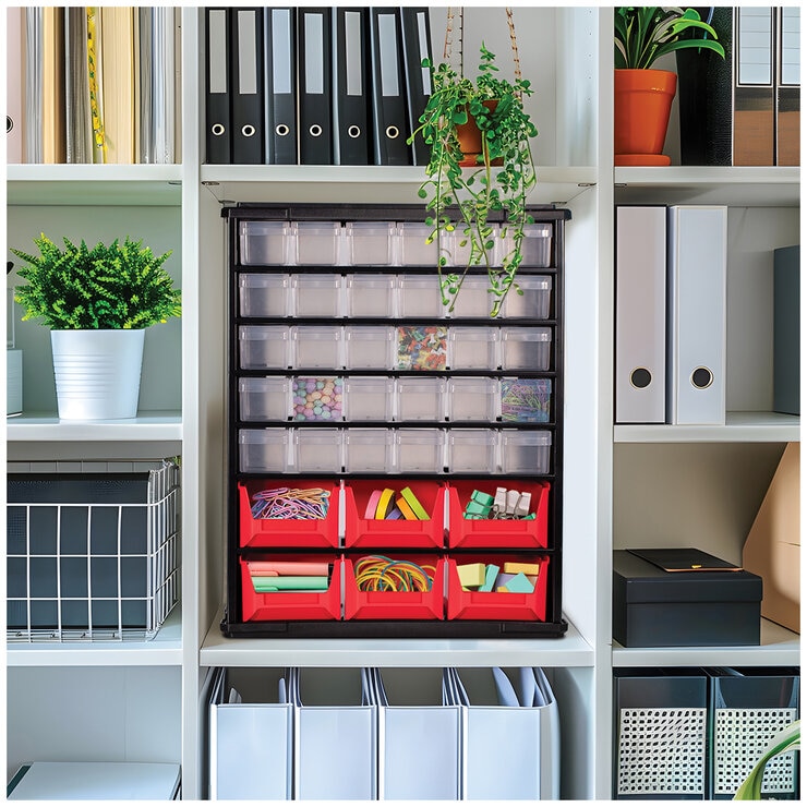 BirdRock Home Parts Bin Organiser BirdRock Home Parts Bin Organiser