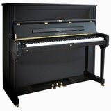 Johannes Seiler Upright Piano Polished Ebony GS132D-EP