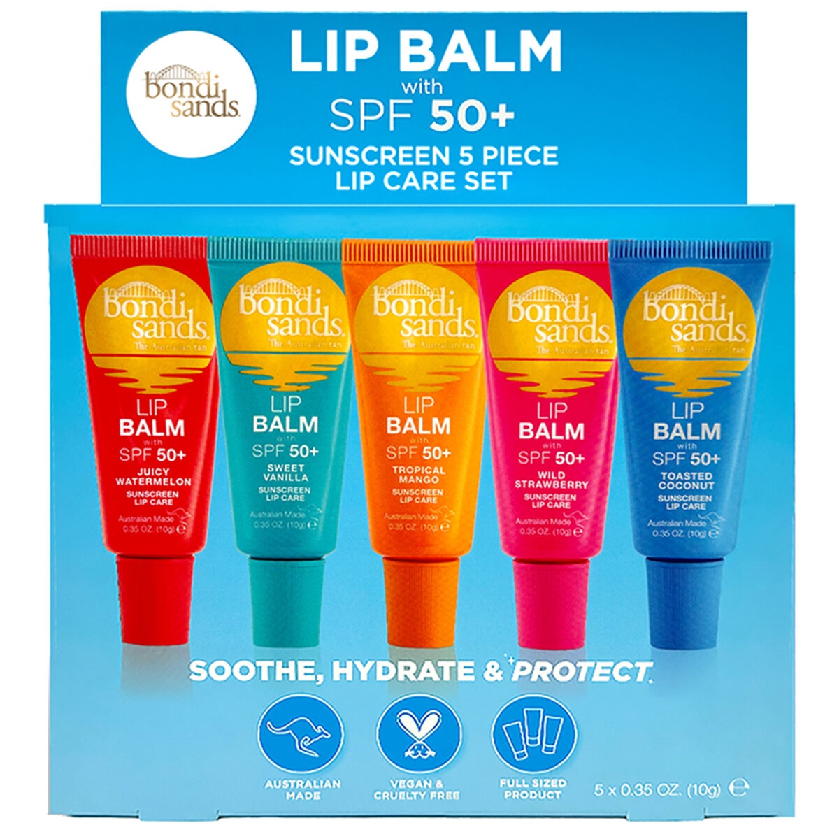 Bondi Sands Lip Balm 5 x 10g