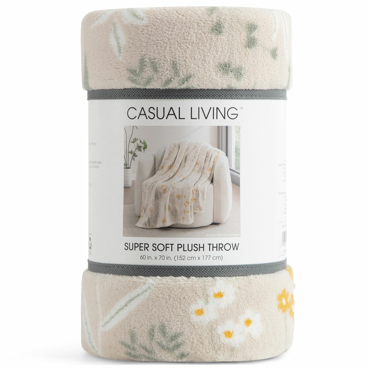 Casual Living Super Soft Plush Throw 152 x 177 cm Casual Living Super Soft Plush Throw 152 x 177 cm