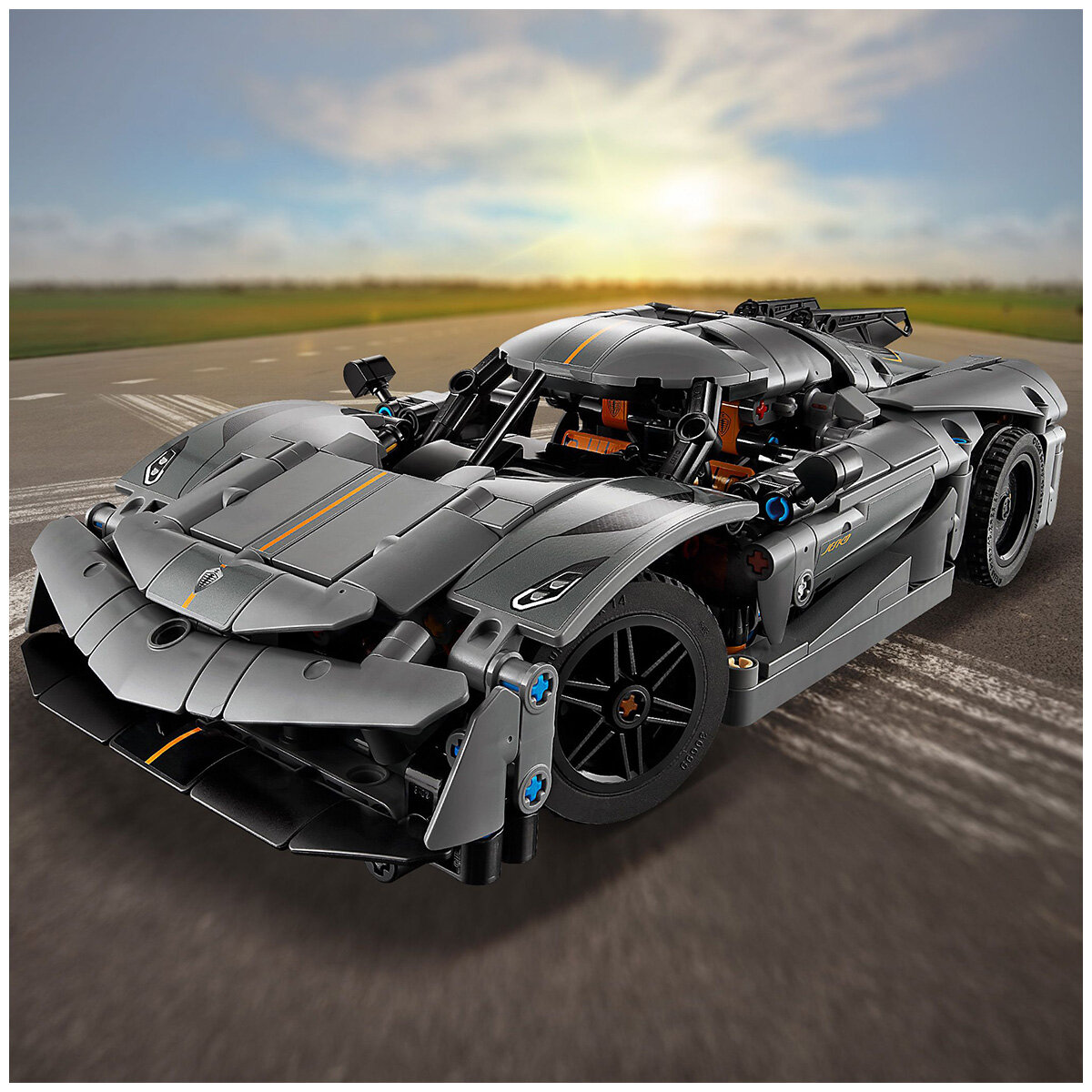 LEGO Technic Koenigsegg Jesko Absolut Grey Hypercar 42173