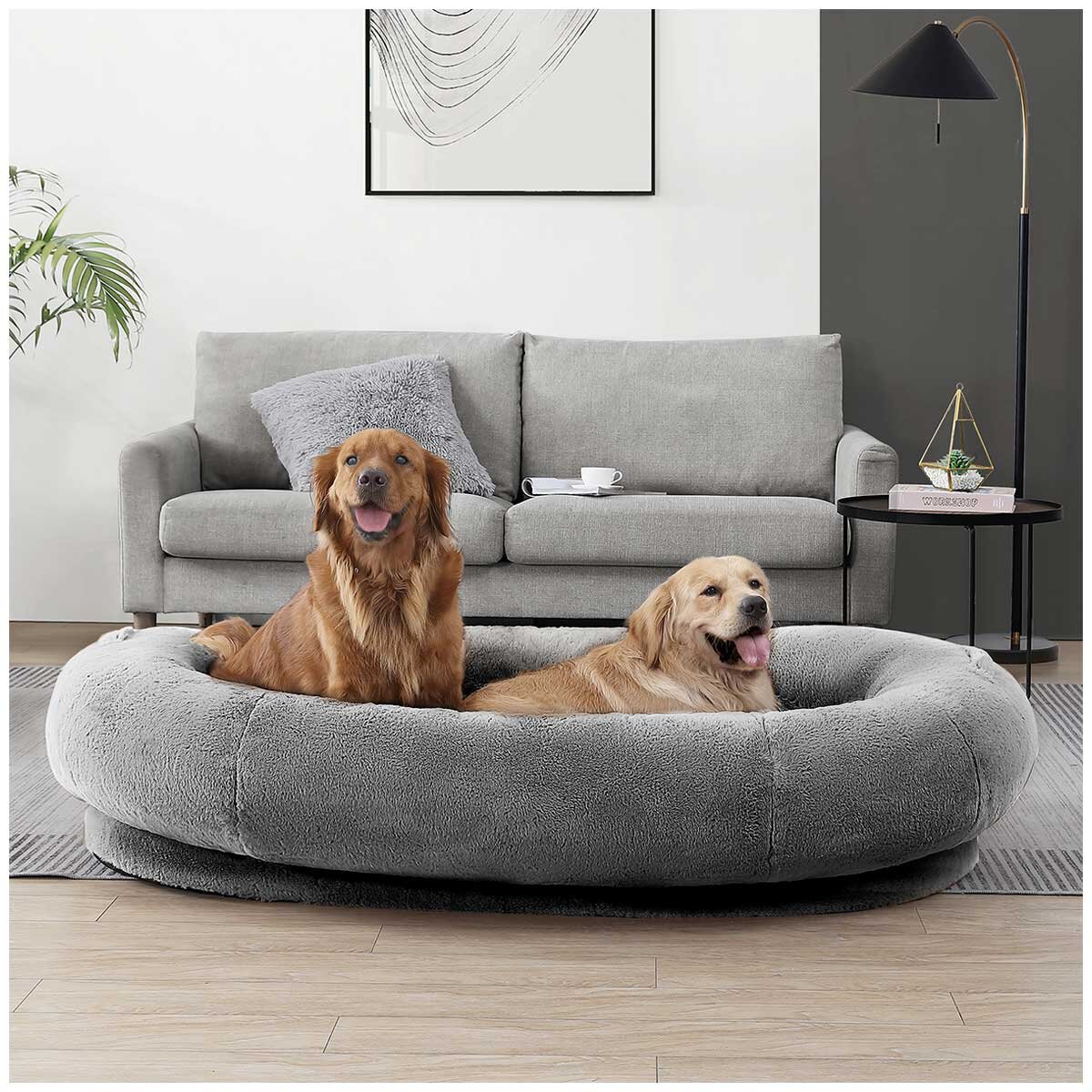 Canine Creations Napper Ultimate Pet Bed Grey