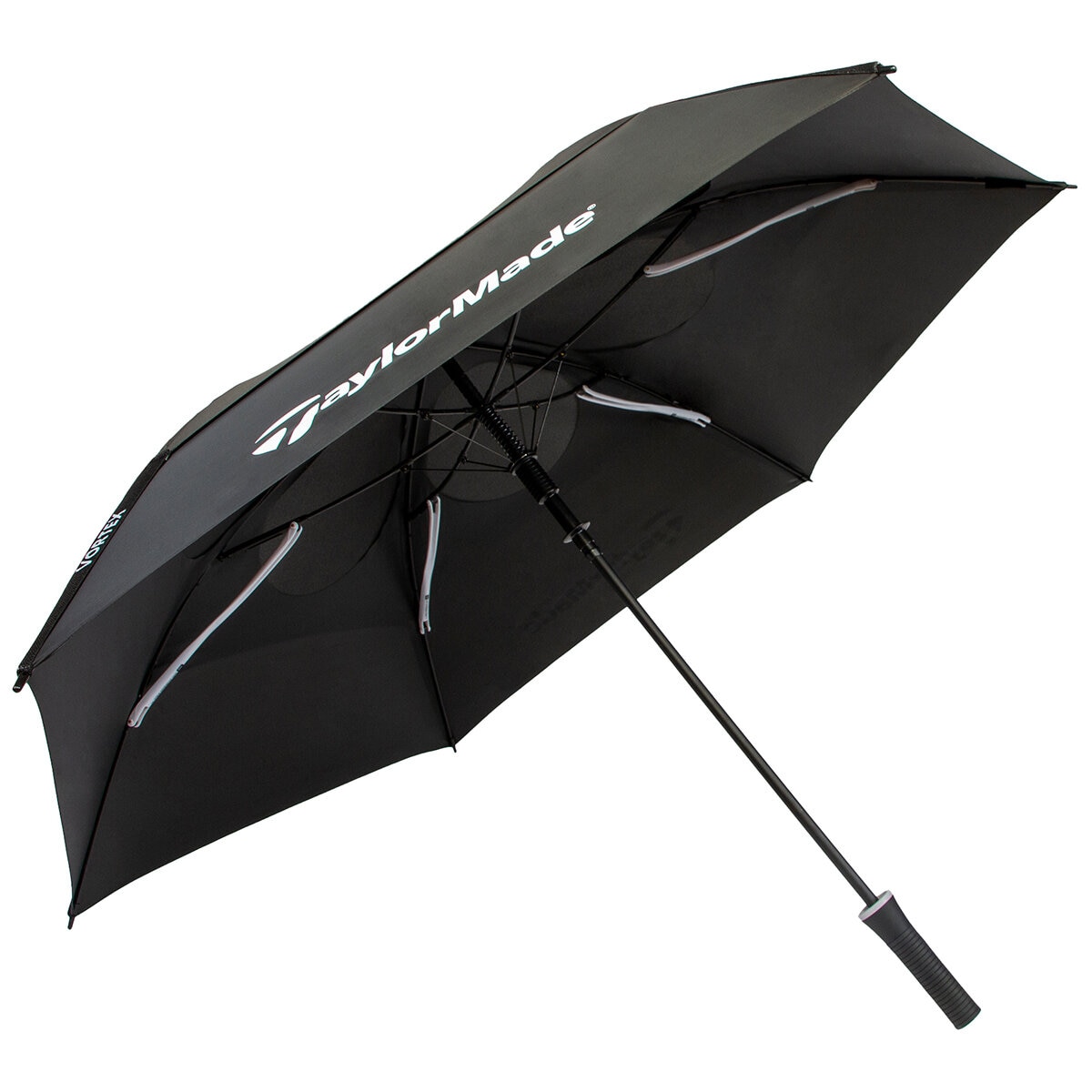 TaylorMade 157.5 CM Vortex Vented Golf Umbrella With UPF Sun Protection