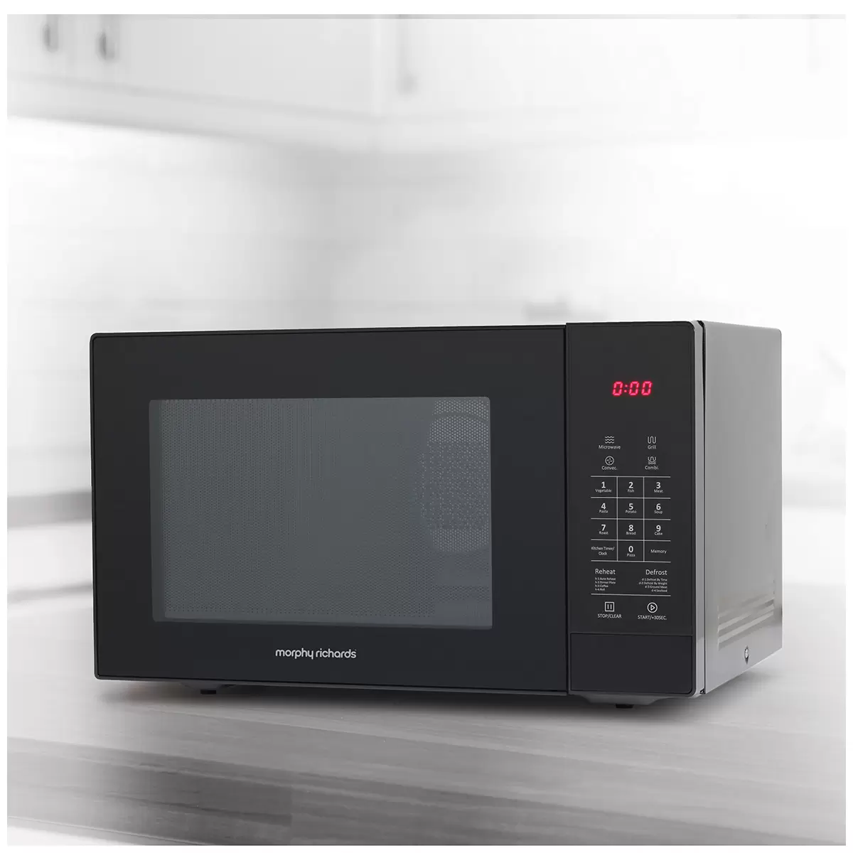 Morphy Richards Microwave Oven with Grill and Convection Black 34L MRMWO34GC