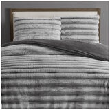 Frye Channel Comforter Queen 3 Piece Set Grey