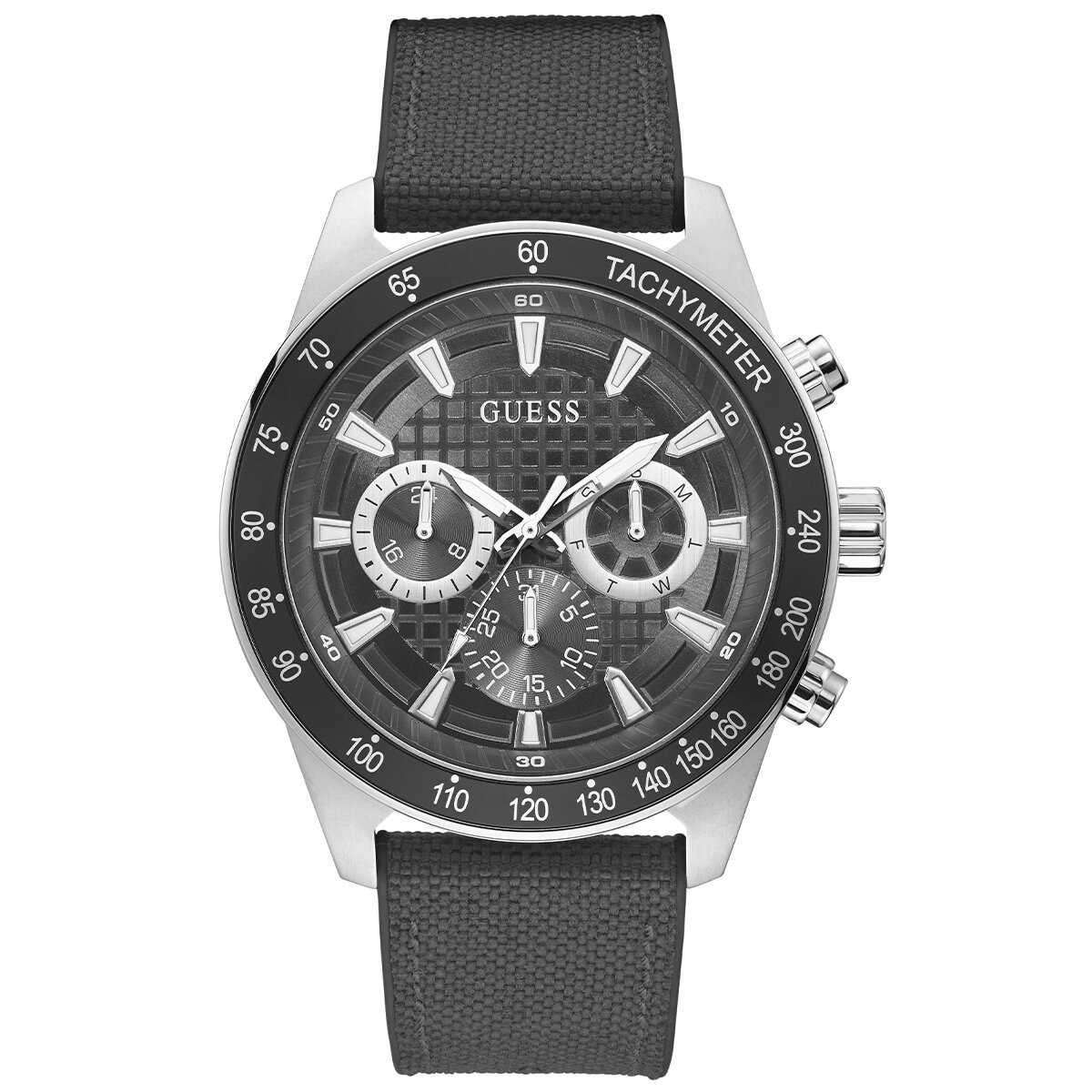 GUESS Magnitude Black Stainless Steel Men's Watch GW0206G1