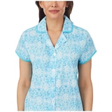 Nautica Women's 2 Piece PJ Set - Light Blue