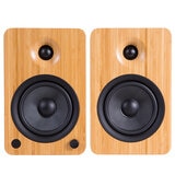 Kanto YU6 200W Powered Bookshelf Speakers Bamboo KO-YU6BAMBOO-I