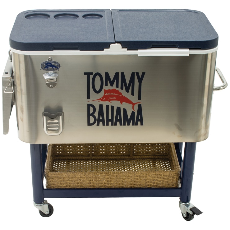 Tommy Bahama 94 6L Rolling Party Cooler Costco Australia   35129687965726 