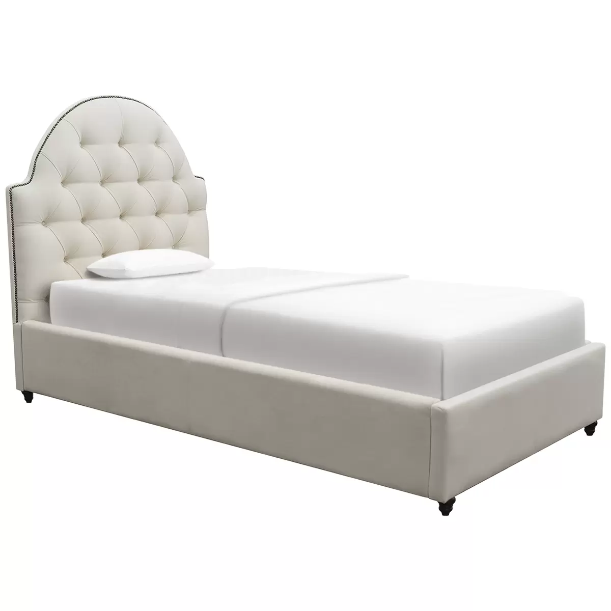 Moran Princess King Single Bed Head with Encasement and Slatted Base 