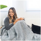 Therapy Super King Blanket with Cover Space Grey 14kg