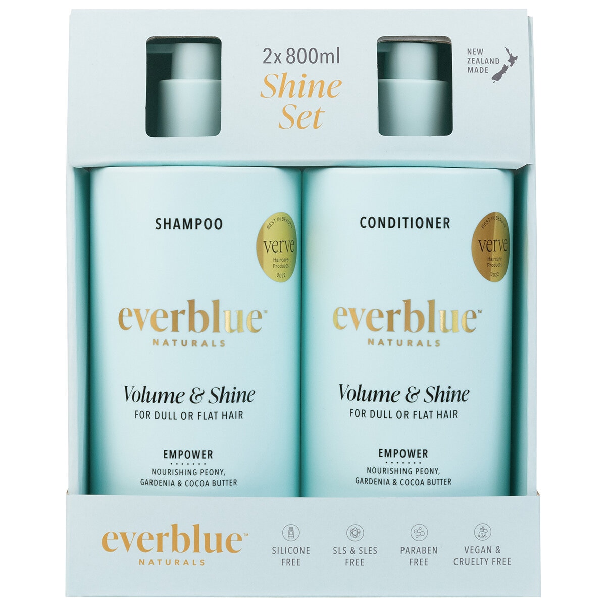 Everblue Empower Shampoo & Conditioner Duo 2 x 800ml