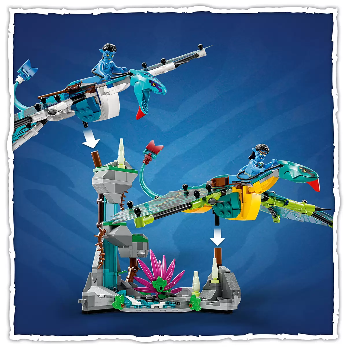 LEGO Avatar Jake and Neytiri's First Banshee Flight 75572