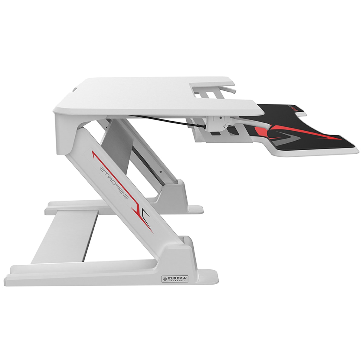 Eureka Ergonomic Height Adjustable Sit Stand Desk 36 Inch - White