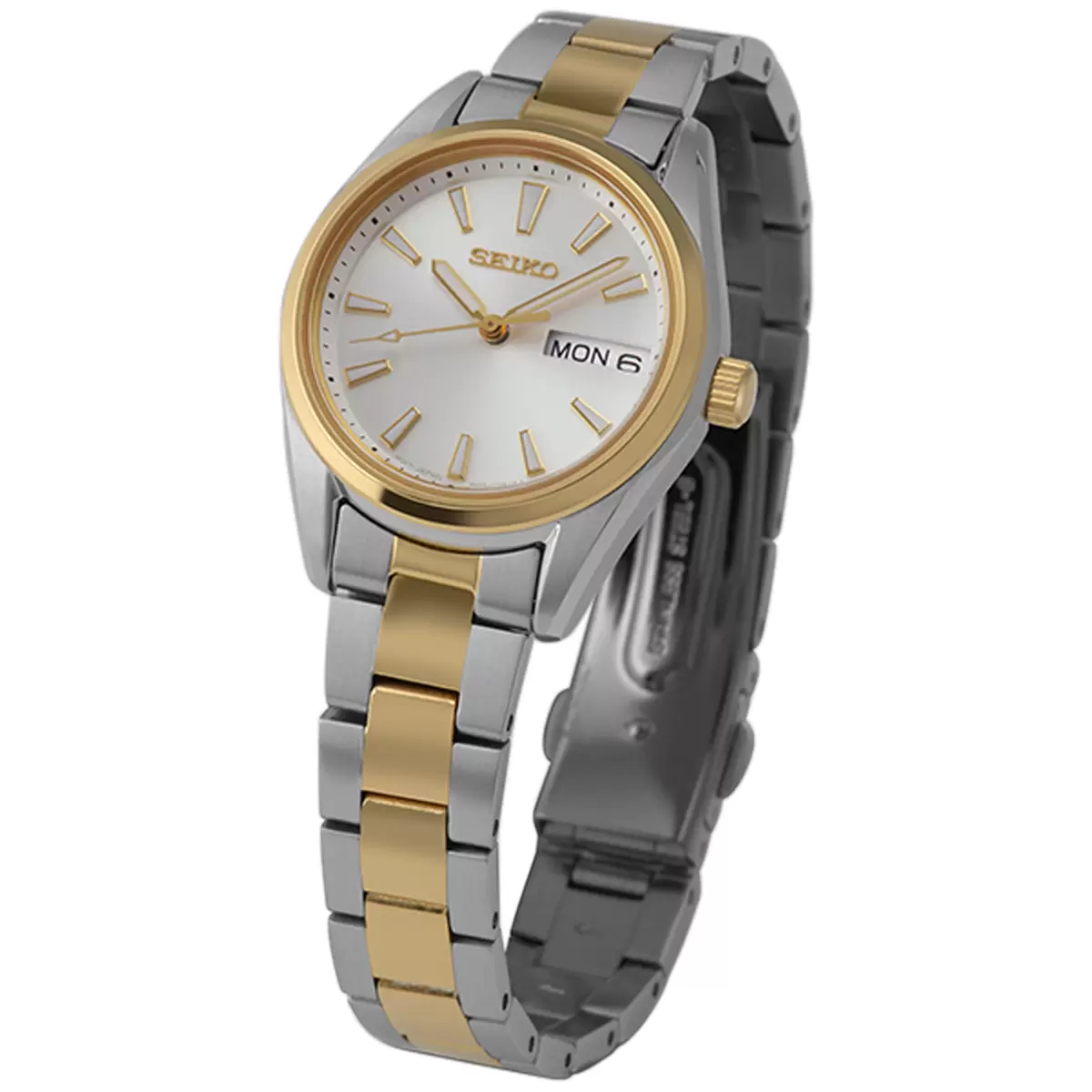 Seiko Women's Two Tone Daywear Watch SUR454P