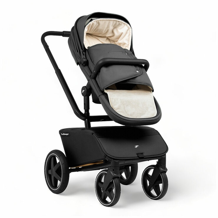 The Jiffle Wagon 6 in 1 Stroller Black The Jiffle Wagon 6 in 1 Stroller Black
