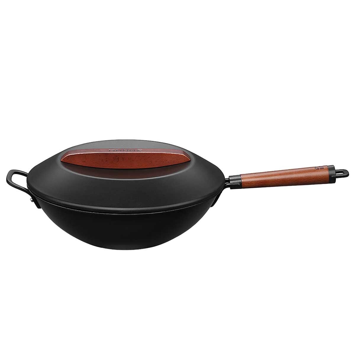 SANHO Nonstick Iron Wok 32cm