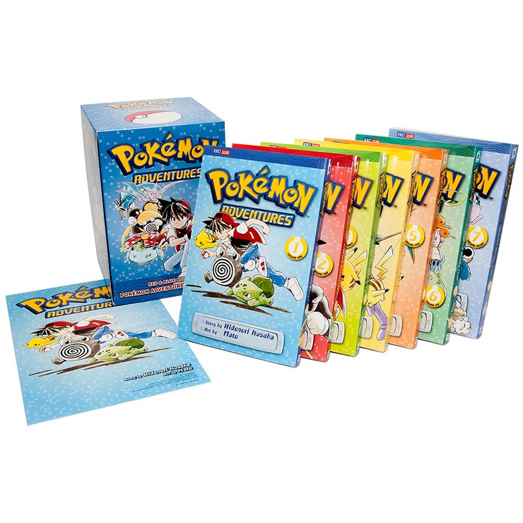 Pokemon Adventures Red & Blue Anime Box Set Vols. 1-7 | Costco Australia