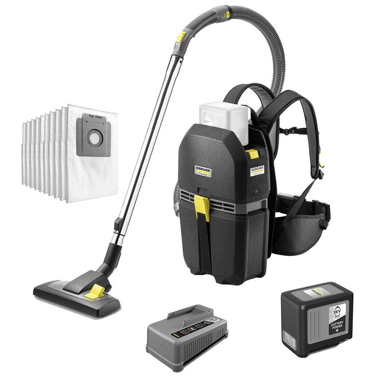 Karcher BVL5 1BP Backpack Vacuum 5AH kit+ 10 Bags Karcher BVL5 1BP Backpack Vacuum 5AH kit+ 10 Bags