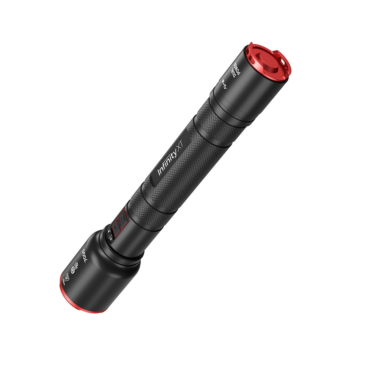 Infinity X1 7000 Lumen Dual Power Rechargeable Flashlight 1806405 Infinity X1 7000 Lumen Dual Power Rechargeable Flashlight 1806405