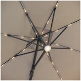 Atleisure Solar LED Cantilever Umbrella Atleisure Solar LED Cantilever Umbrella