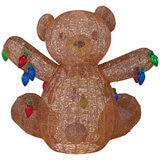 Glitter Stringmesh Bear With C Bulbs And 450 Led Lights 1.5 Metres