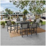 Agio Maricopa 7 Piece High Dining Fire Set