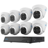 Reolink 4K Professional NVR with 8 x P434 Dome Cameras