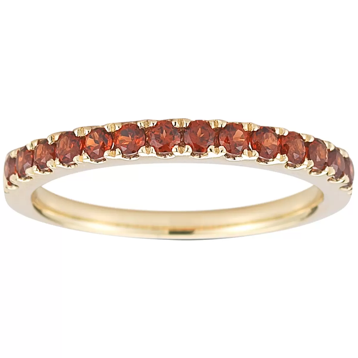 18KT Yellow Gold Garnet Ring