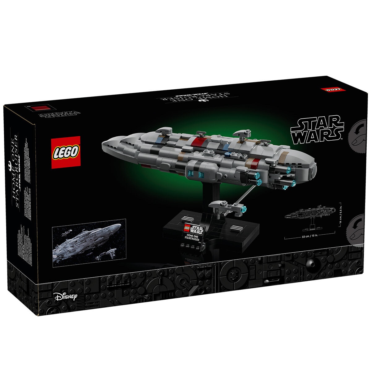 LEGO Star Wars Home One Starcruiser, Buildable Starship Model Kit 75405