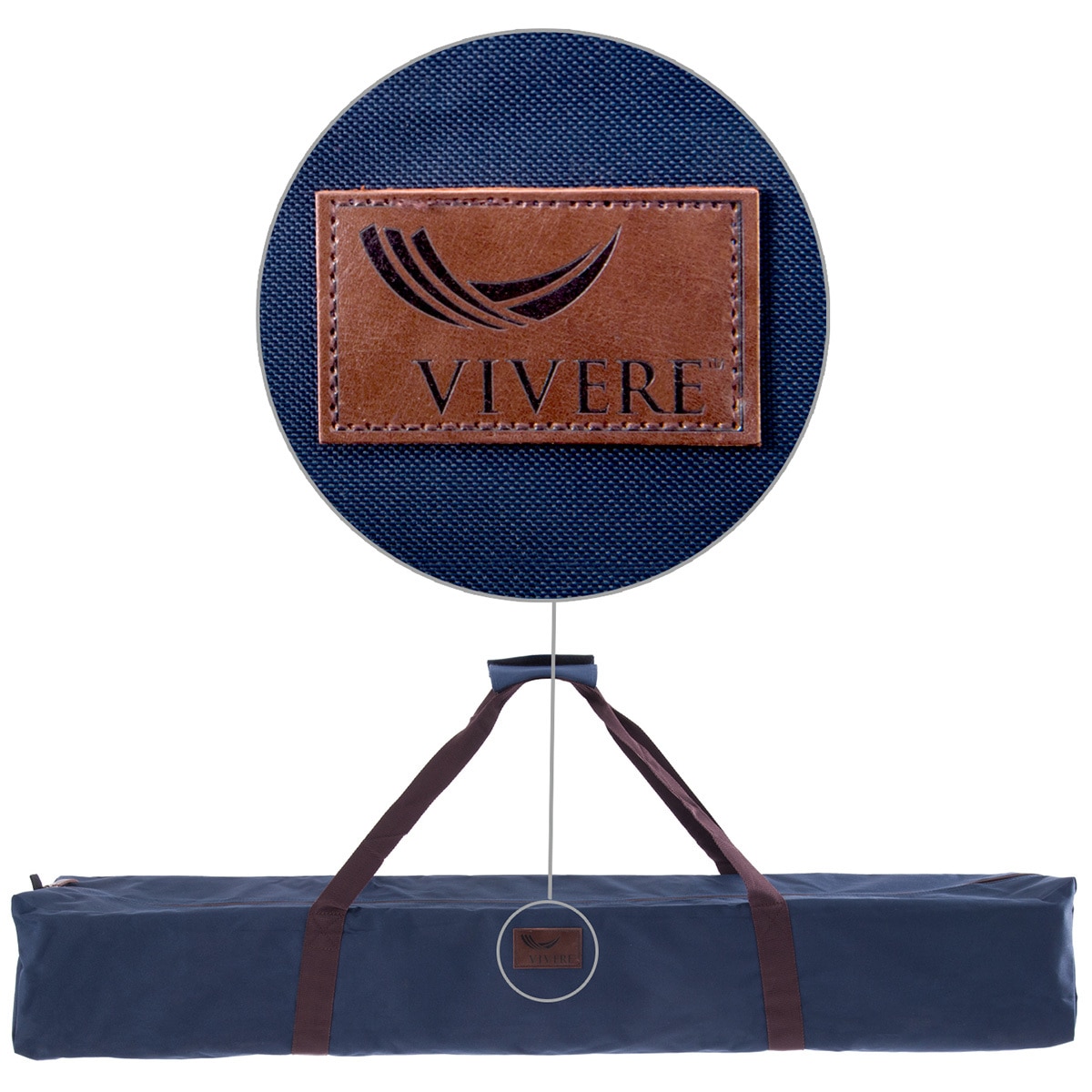 Vivere 9' Cotton Hammock Bundle - Tropical