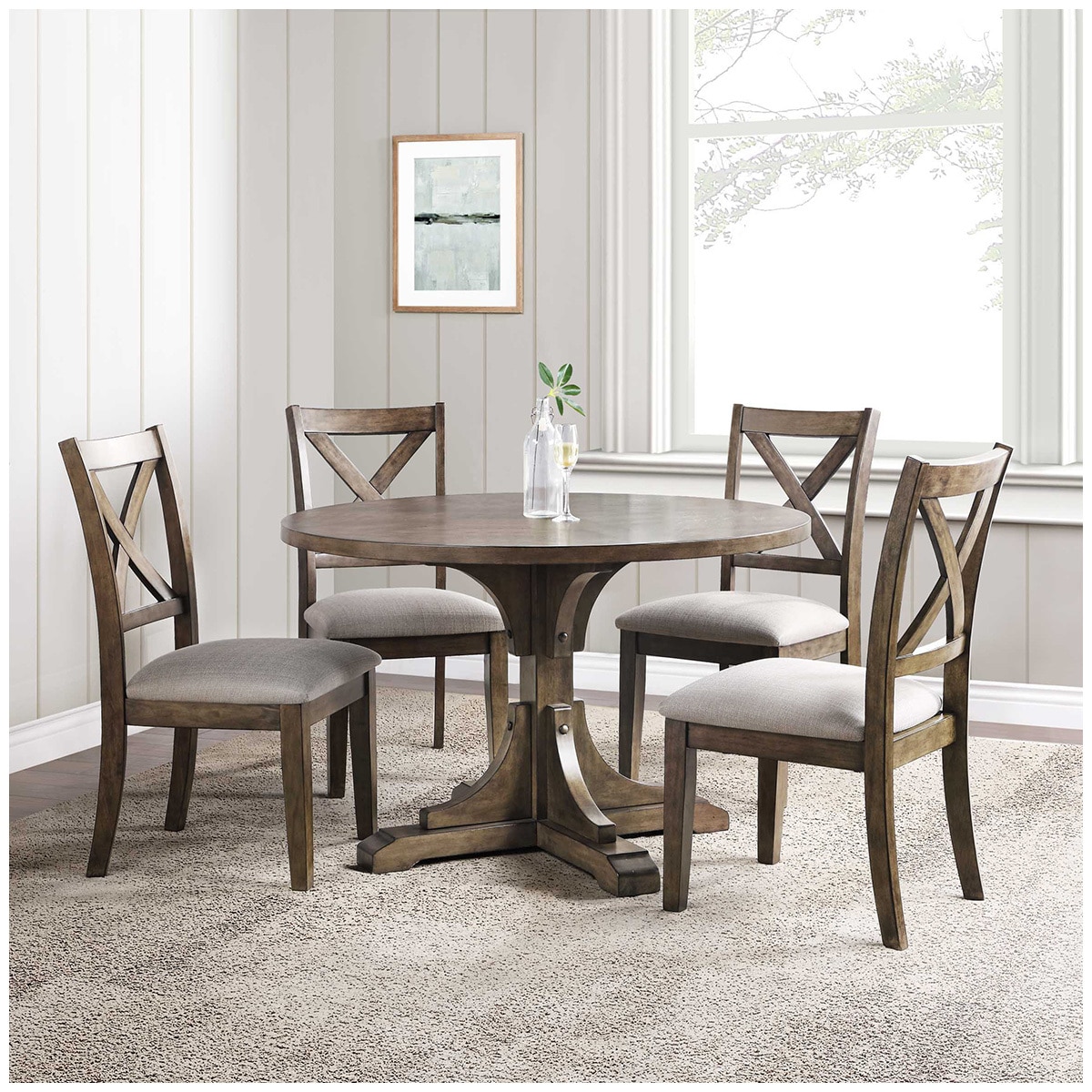 Bayside Furnishings Dia Dining Set 5pc | Costco Australia