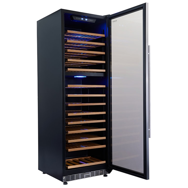 Husky Vino Pro Dual Zone Commercial Wine Fridge 440L HUS-WC168D-ZY ...