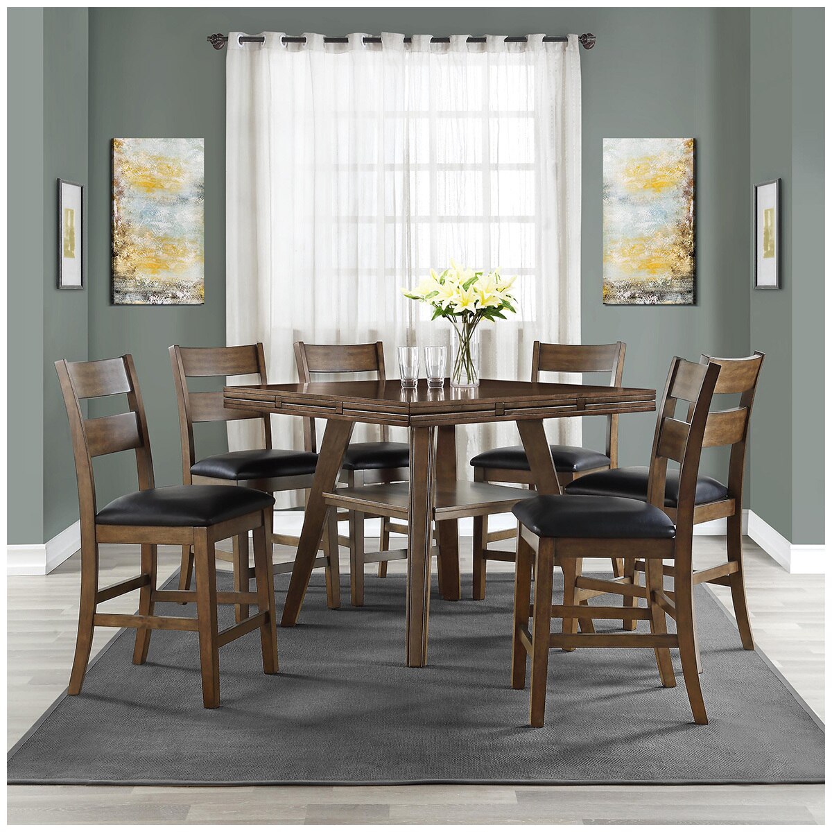 costco counter height dining table