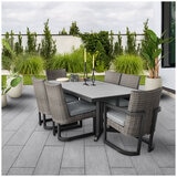 Agio Luna 7 Piece Woven Dining Set Agio Luna 7 Piece Woven Dining Set