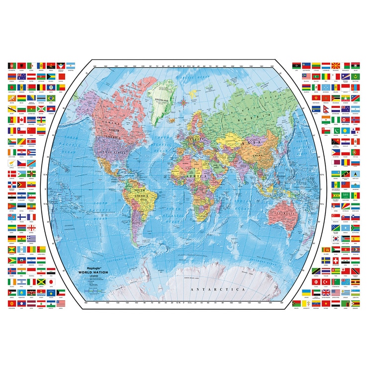 ravensburger political world map 1000pc jigsaw puzzle costco australia