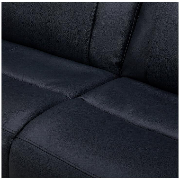 Aiden & Ivy Leather Power Reclining Sofa With Power Headrests Aiden & Ivy Leather Power Reclining Sofa With Power Headrests