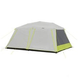 CORE 10 Person Lighted Instant Cabin Tent with Awning