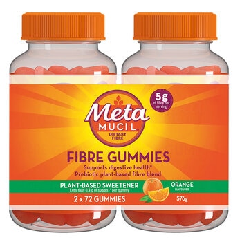 Metamucil Fibre Gummies 2 x 72 Count