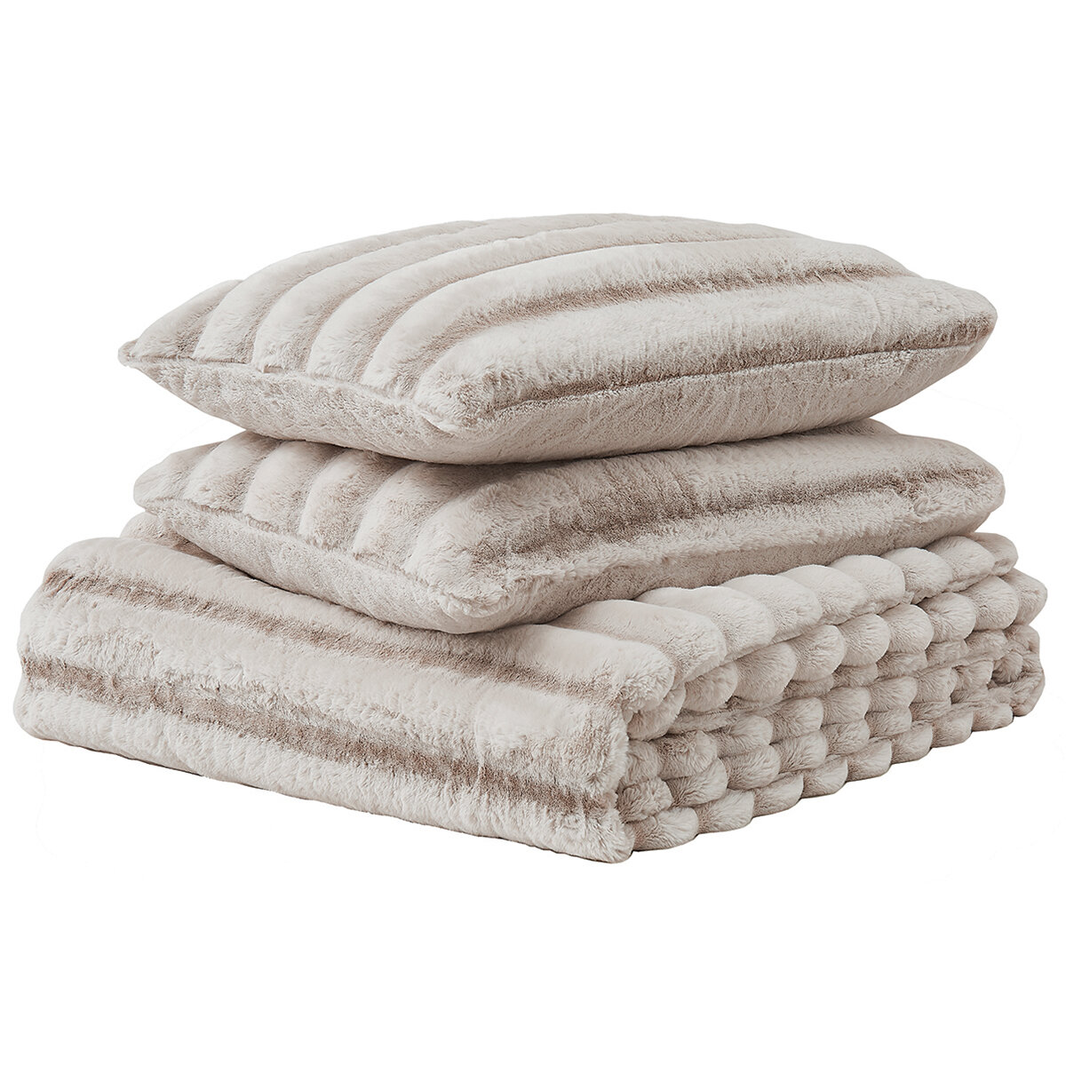 FRYE Channel Comforter 3 Piece Set King Biscuit