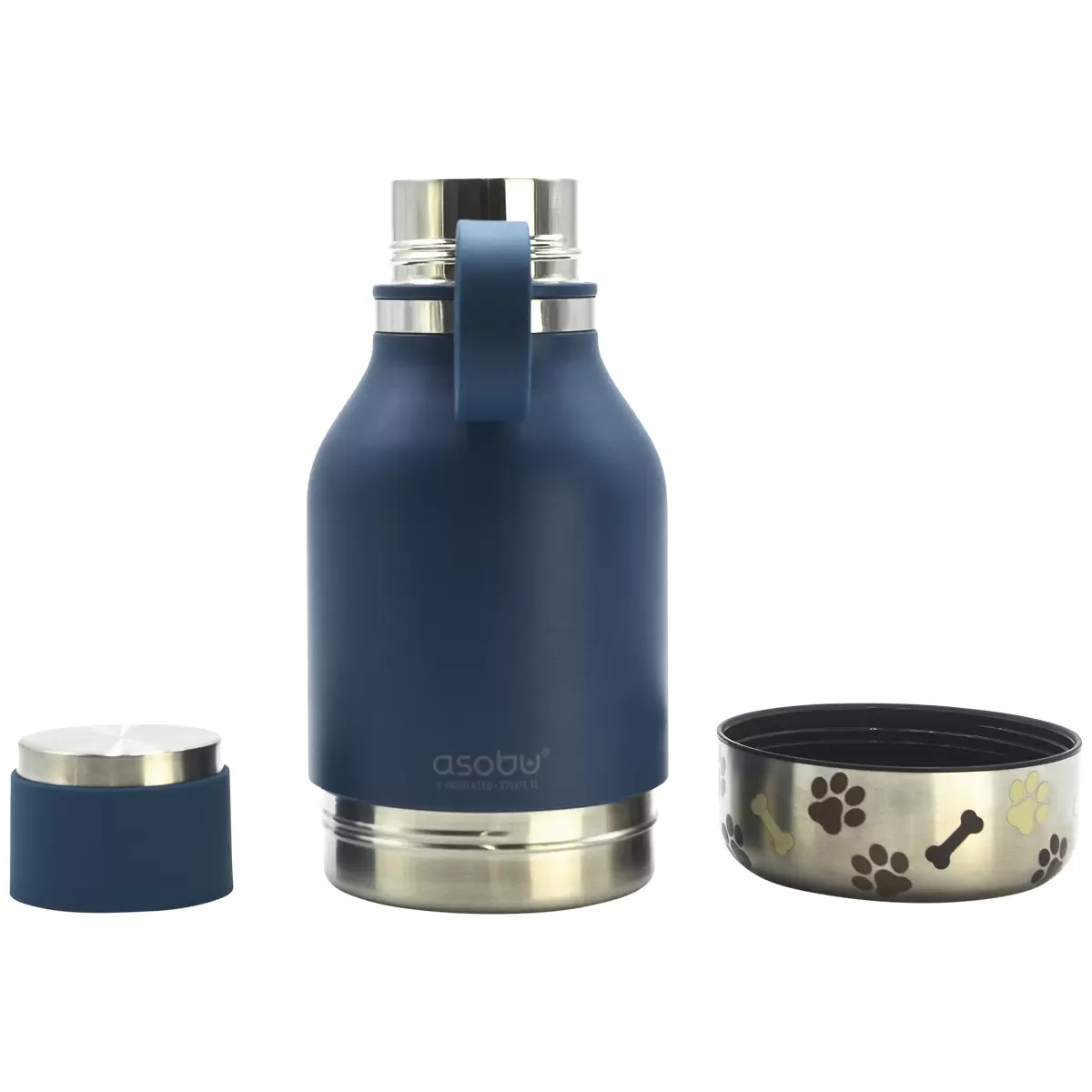 ASOBU 1L Bottle With 360ml Dog Bowlt