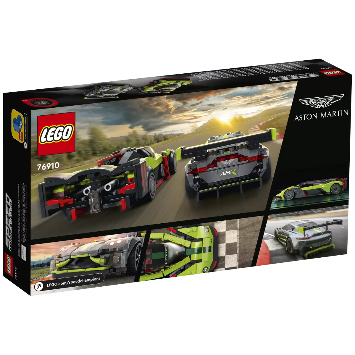 LEGO Speed Champions Aston Martin Valkyrie AMR Pro & Aston Martin Vantage GT3 76910