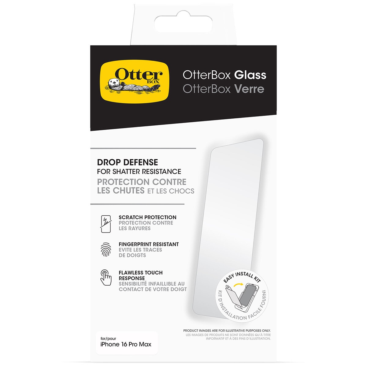 OtterBox Glass iPhone 16 Pro Max Screen Protector MPA-77-96175