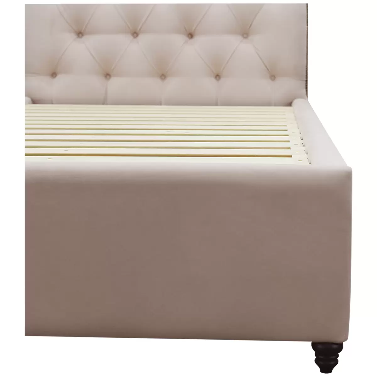 Moran Princess King Single Bed Head with Encasement and Slatted Base 