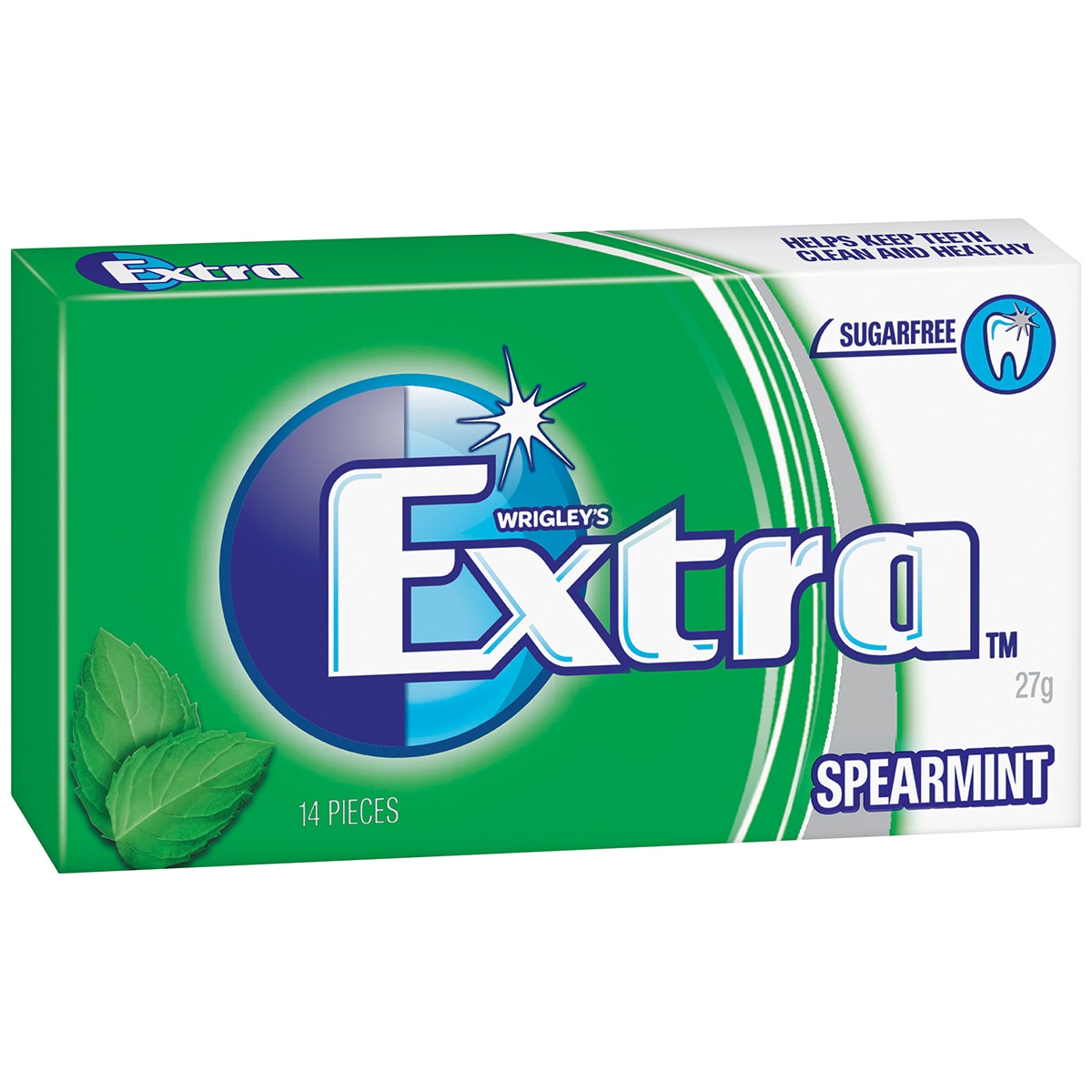 Wrigley's Extra Sugarfree Spearmint Gum 24 X 27g